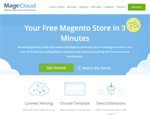 Tablet Screenshot of magecloud.net